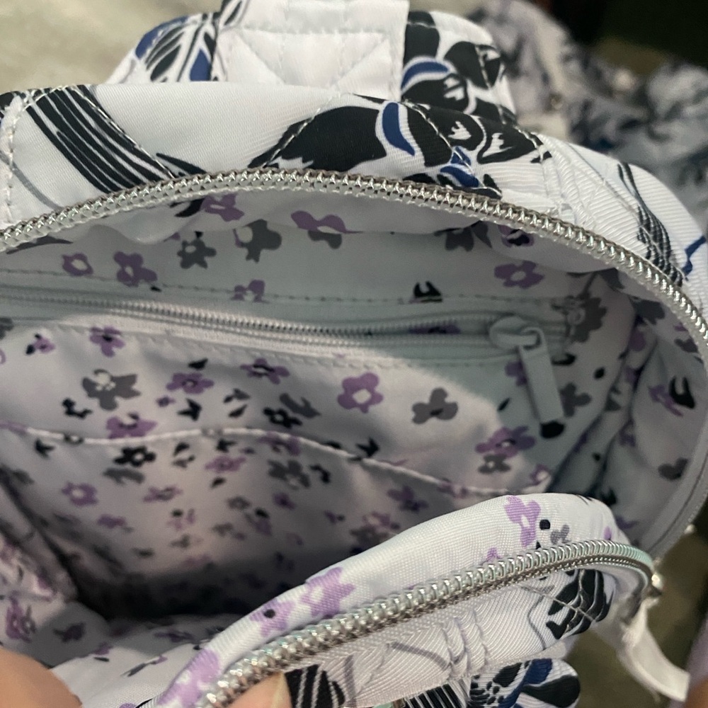 Vera Bradley Utility Sling Backpack “Twilight Garden” - Picture 5 of 8